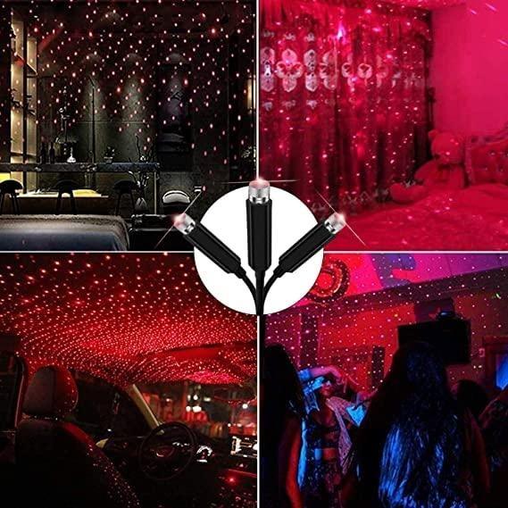 USB Night Light Star Projector For Car and Home Decore