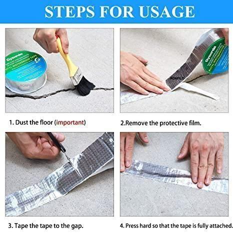 Aluminum Foil Waterproof Seal an Tape for RV Repair, Window