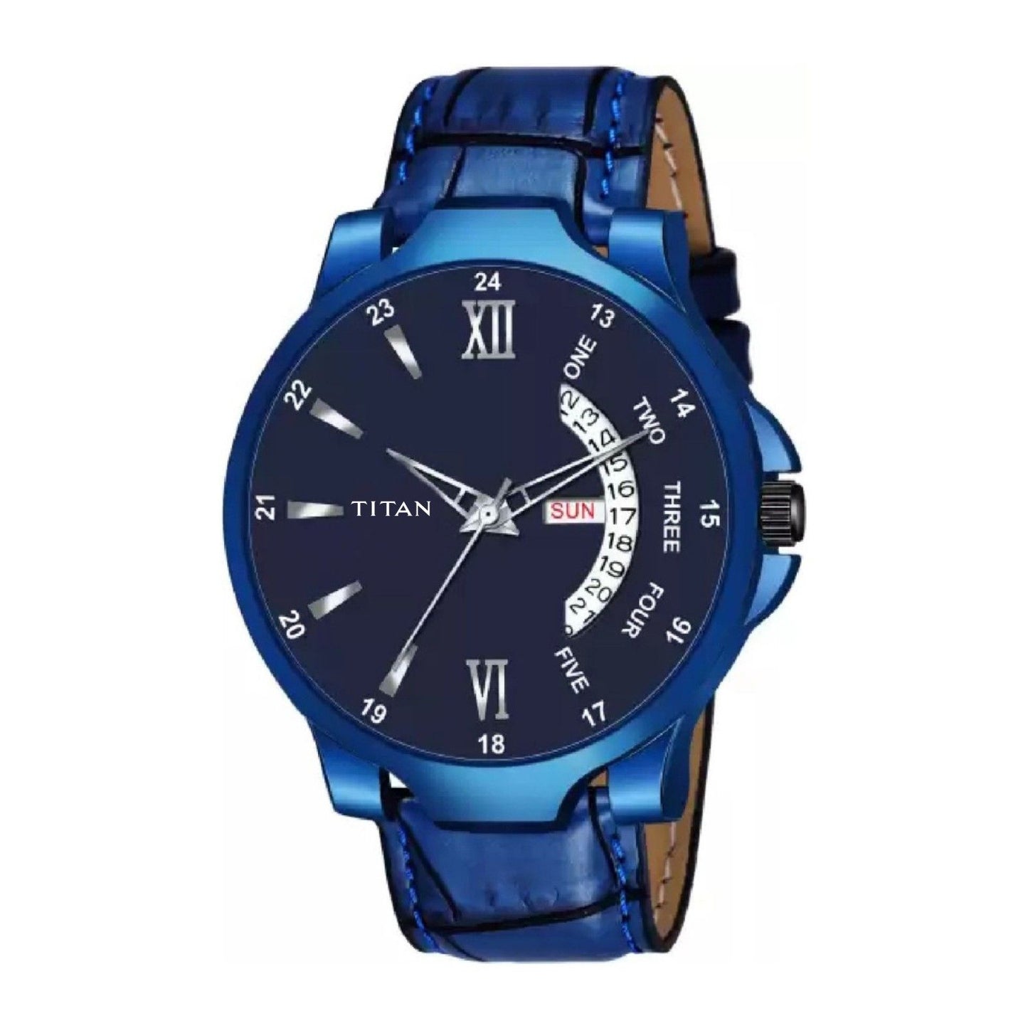 Blue Men's Analog Watch