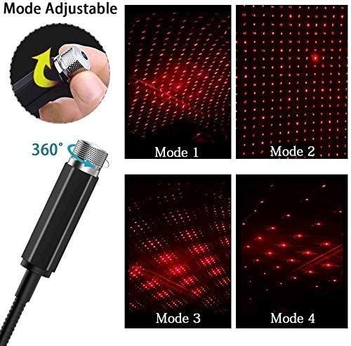 USB Night Light Star Projector For Car and Home Decore